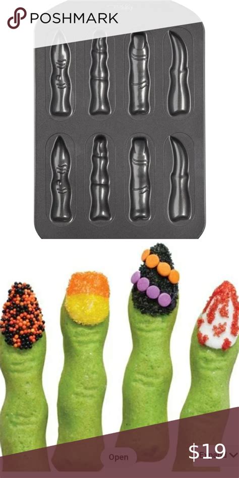 Create enchanting desserts with the Wilton witch finger baking mold